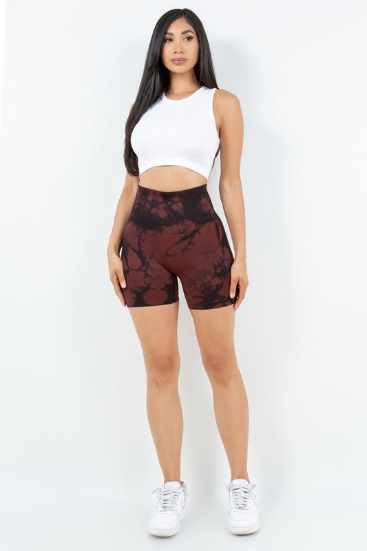 Tie dye Scrunch Shorts