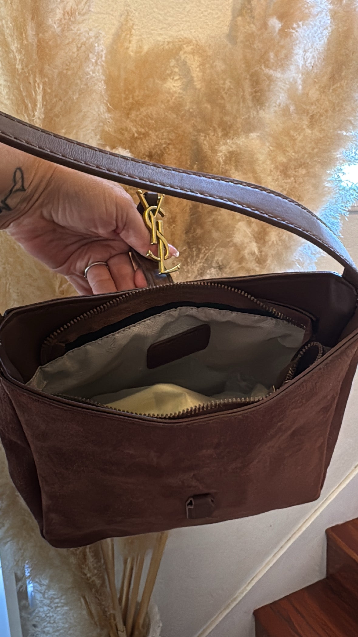 Suade Brown Tote