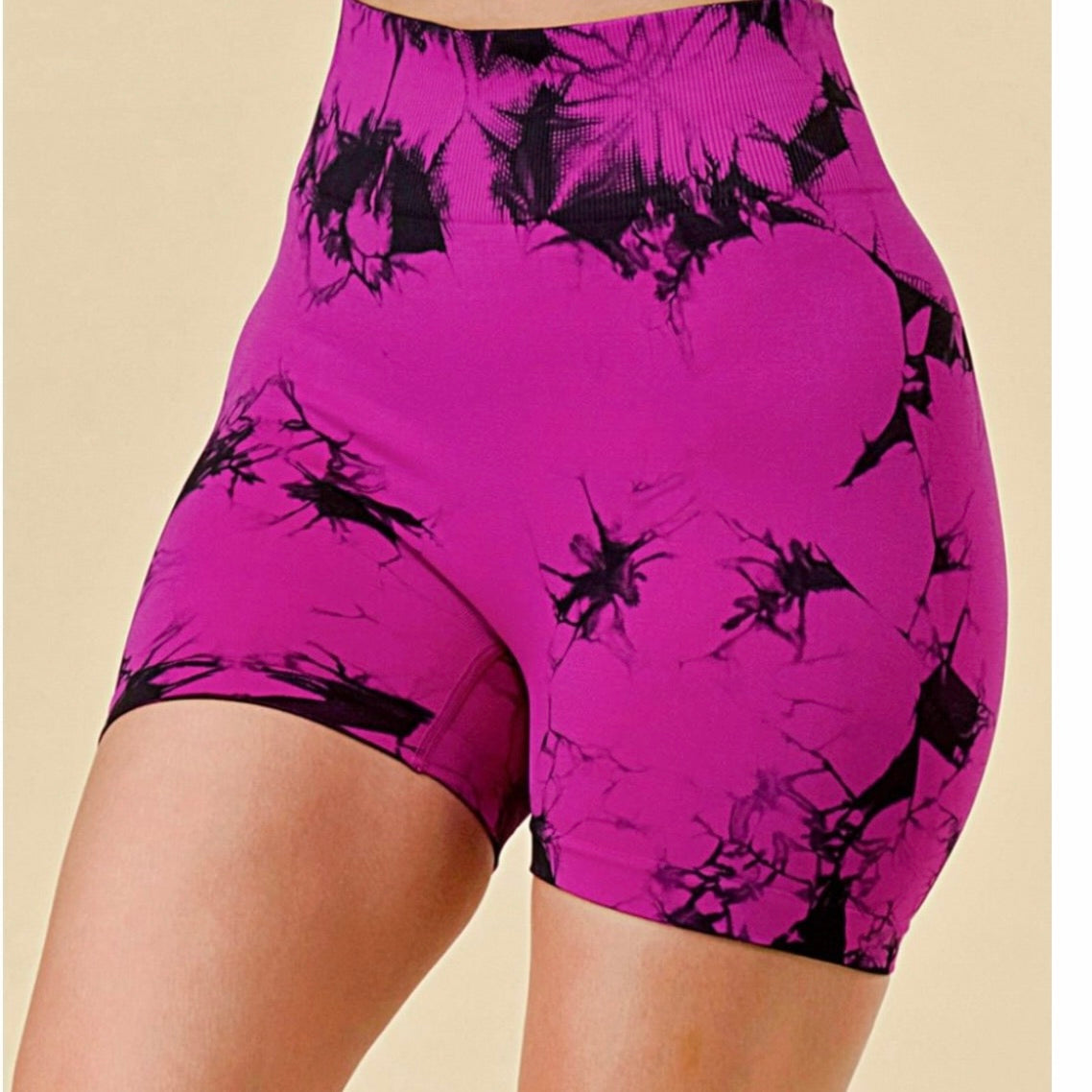 Tie dye Scrunch Shorts