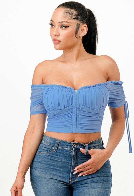 Britt Mesh top