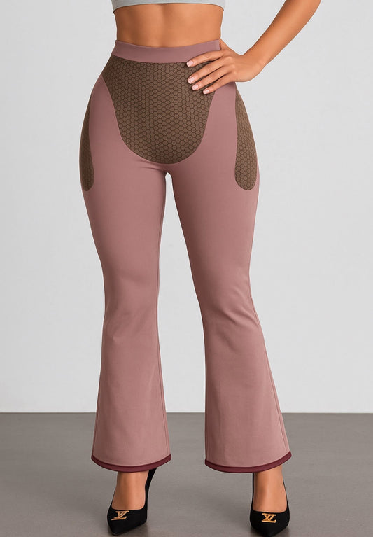 Shapewear flare leggings (Navy)