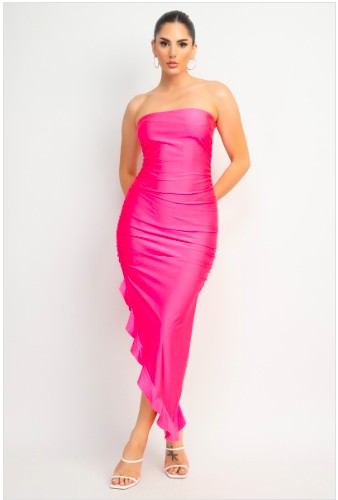 Ash asymmetrical dress