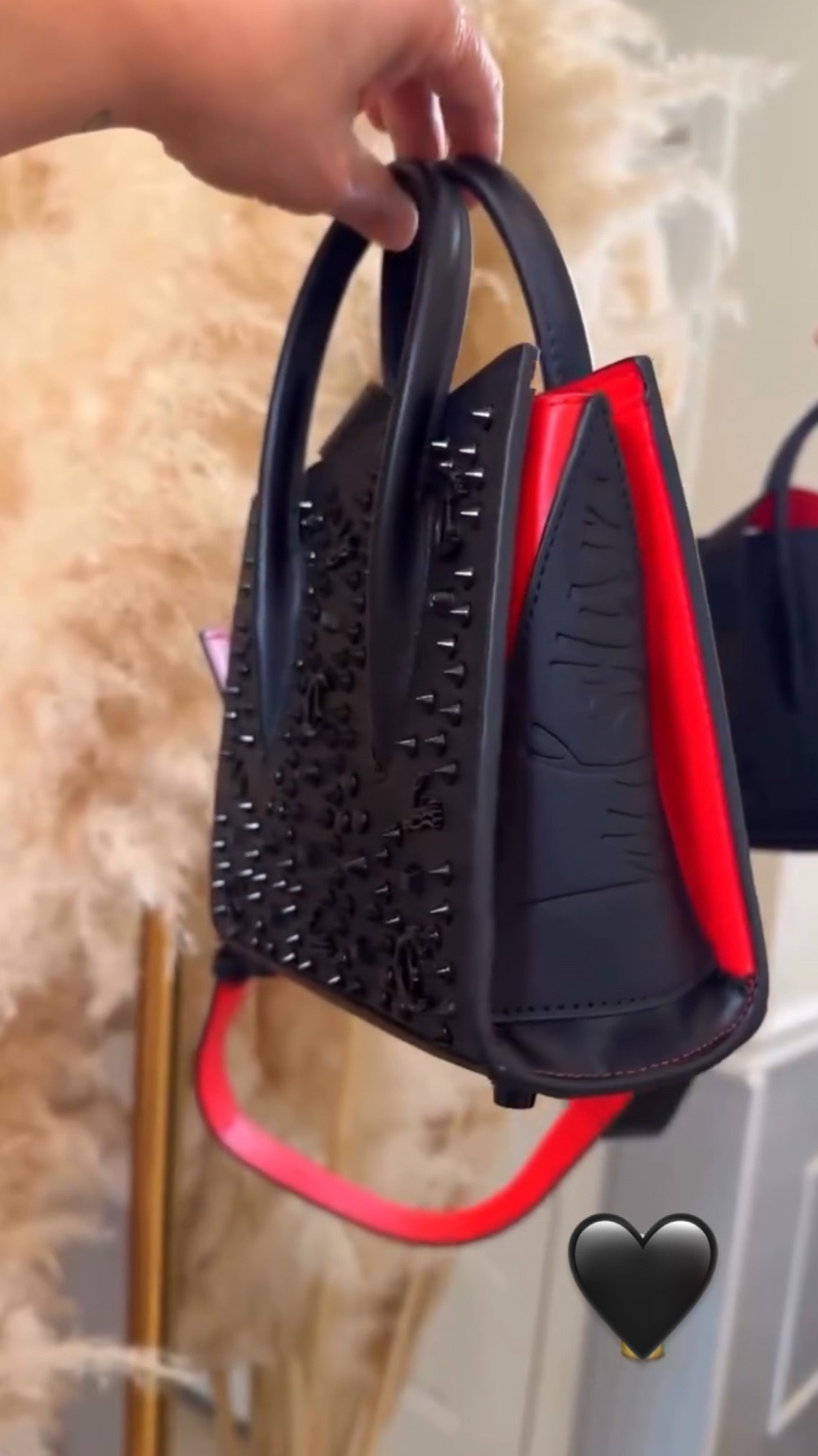 Studded tote