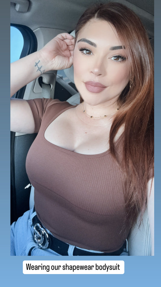 Ribbed Shapewear bodysuit