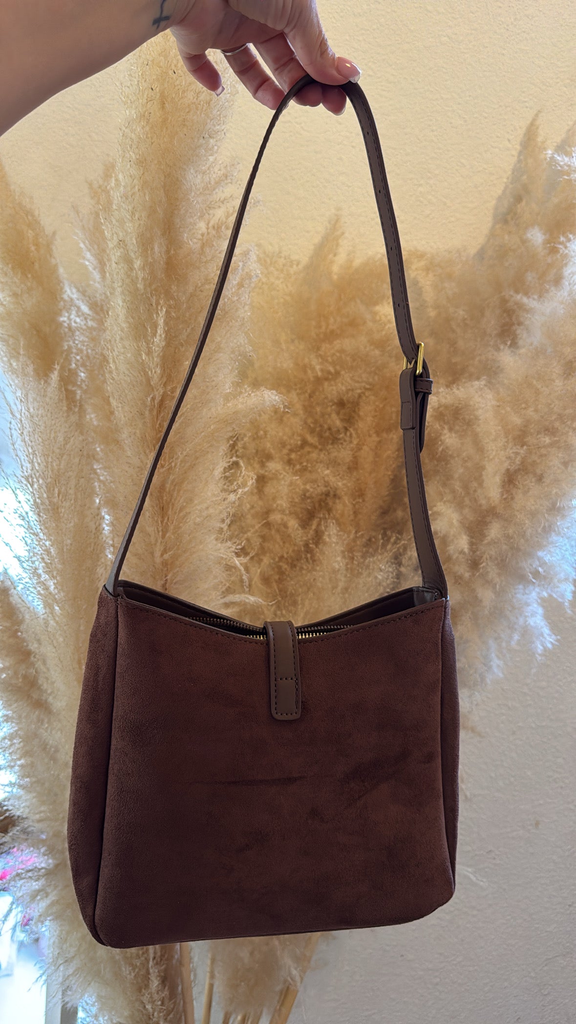 Suade Brown Tote