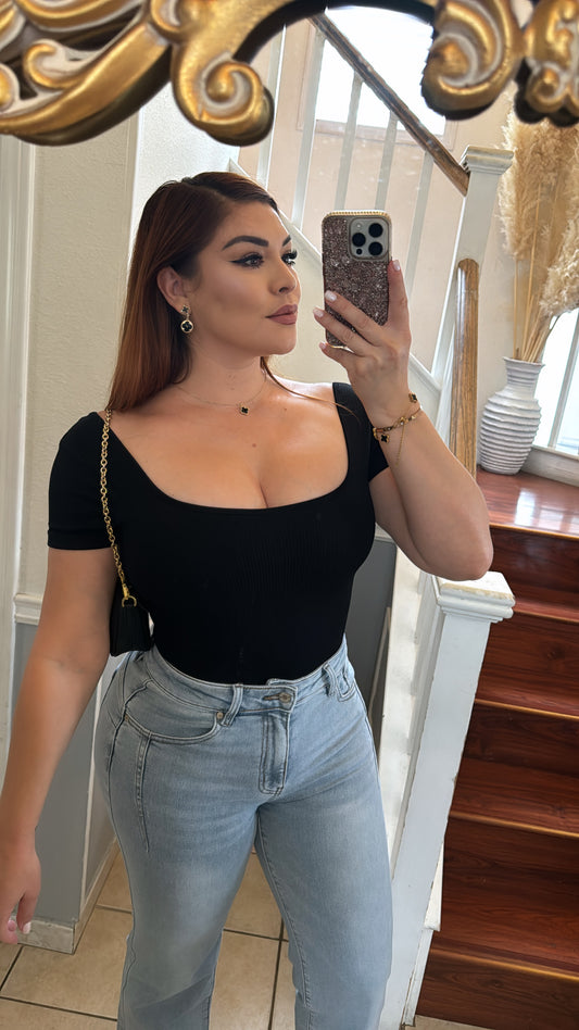 Ribbed Shapewear bodysuit