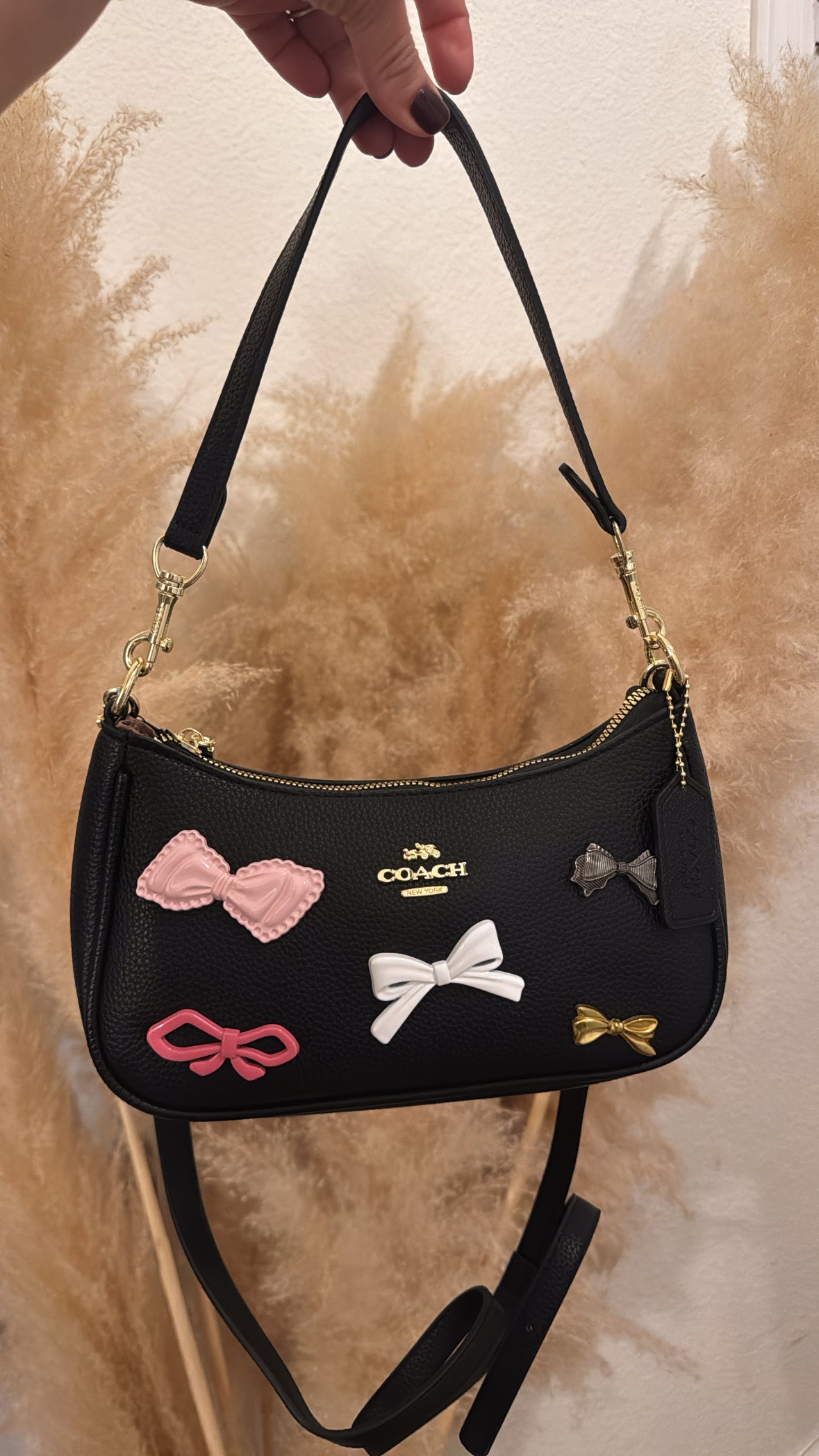 Teri Coach Bows Shoulder Bag