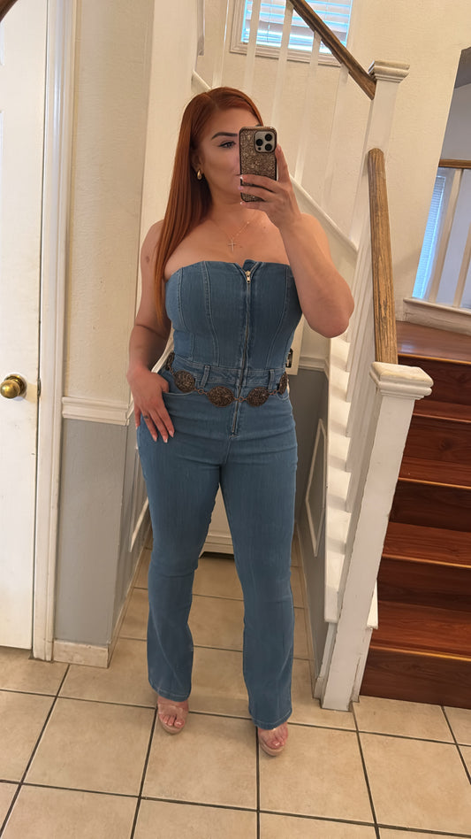 Denim jumpsuit