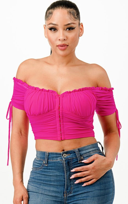 Britt Mesh top