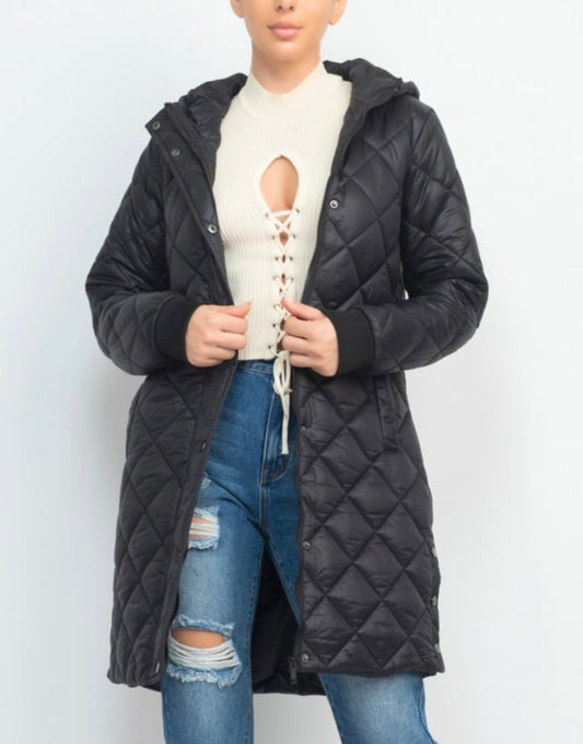 Puffer long jacket