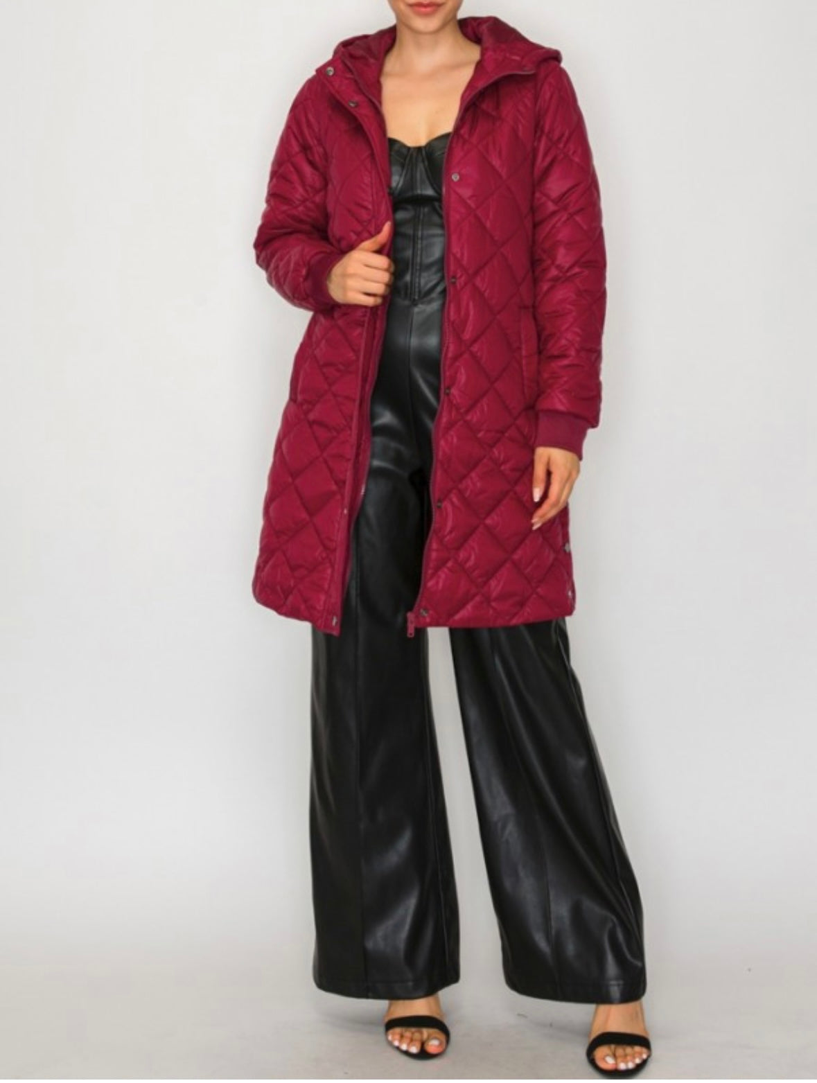 Puffer long jacket