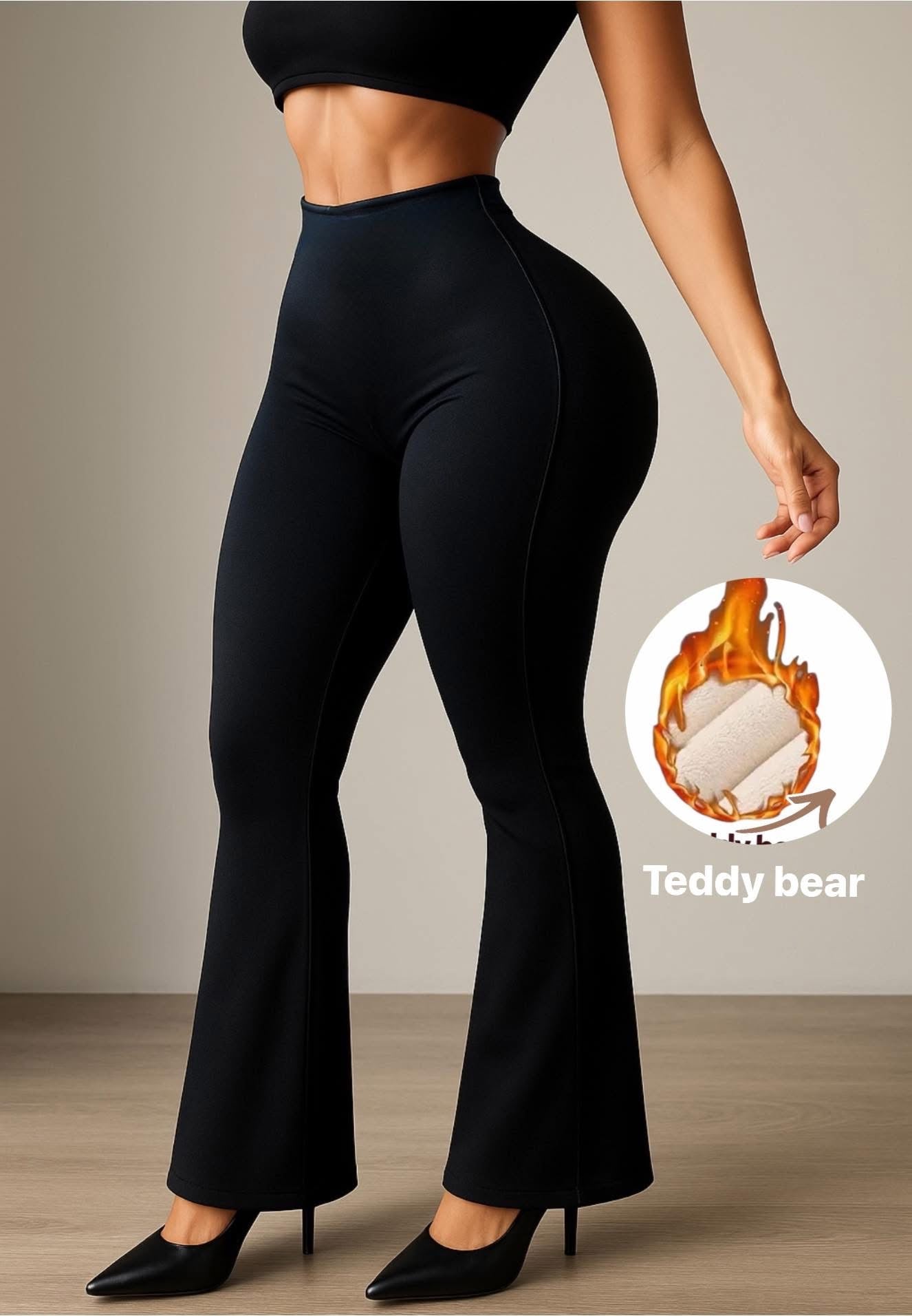Shapewear flare leggings  (Navy)
